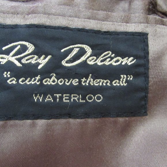 Cashmere Blend Men's Vintage Coat, Tessuto Italian - Picture 9 of 14